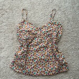 Aeropostale multi color flower tank top